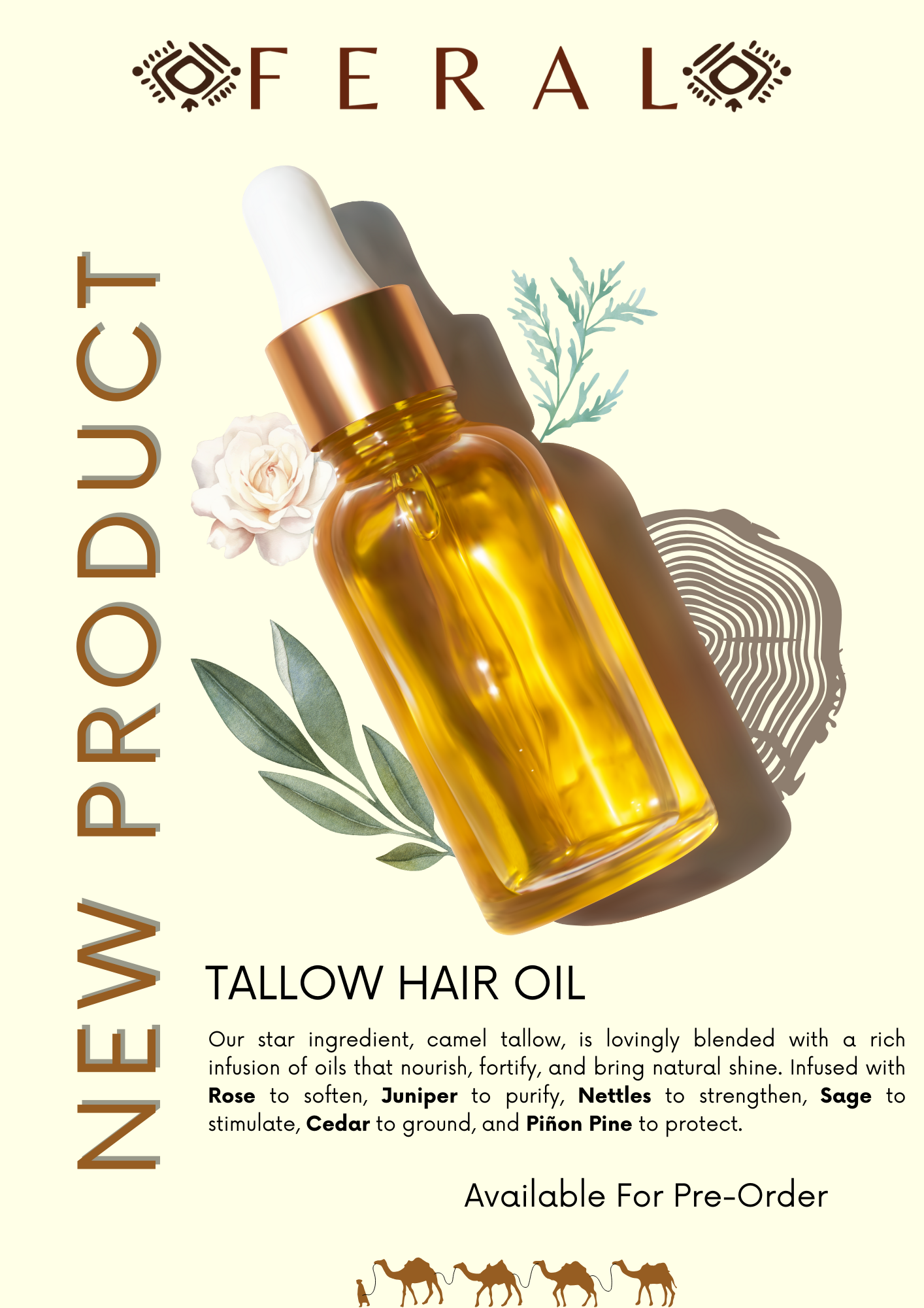 Tallow Hair Oil